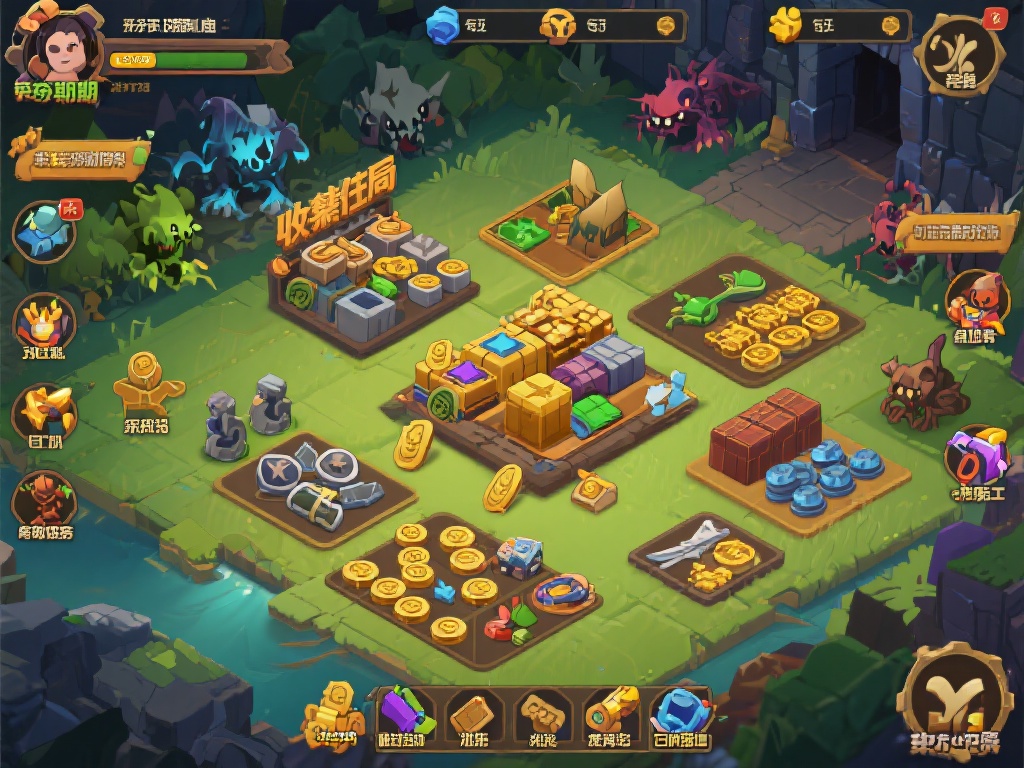 收集资源与道具：提前布局至关重要
游戏初期是玩家